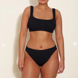 Hunza G Coverage Xandra Bikini - Black, NWT